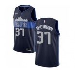 Men's Nike Dallas Mavericks #37 Kostas Antetokounmpo Swingman Navy Blue NBA Jersey Statement Edition