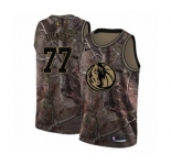Men's Nike Dallas Mavericks #77 Luka Doncic Swingman Camo Realtree Collection NBA Jersey