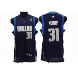 nba dallas mavericks #31 terry dk blue