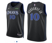 Womens Dallas Mavericks #10 HARDAWAY JR. Black 2023-24 NBA Swingman City Edition Jersey