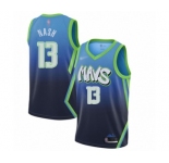 Youth Dallas Mavericks #13 Steve Nash Swingman Blue Basketball Jersey - 2019-20 City Edition