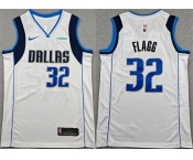 Youth Dallas Mavericks #32 Cooper Flagg Nike White Association Edition Jersey