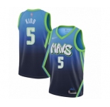 Youth Dallas Mavericks #5 Jason Kidd Swingman Blue Basketball Jersey - 2019-20 City Edition