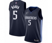 Youth Dallas Mavericks #5 Jose Juan Barea Swingman Navy Finished Basketball Jersey - Statement Edition