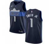 Youth Nike Dallas Mavericks #1 Dennis Smith Jr. Swingman Navy Blue NBA Jersey Statement Edition