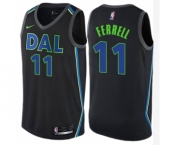 Youth Nike Dallas Mavericks #11 Yogi Ferrell Swingman Black NBA Jersey - City Edition