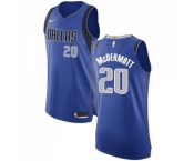 Youth Nike Dallas Mavericks #20 Doug McDermott Authentic Royal Blue Road NBA Jersey - Icon Edition