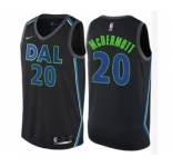Youth Nike Dallas Mavericks #20 Doug McDermott Swingman Black NBA Jersey - City Edition
