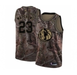 Youth Nike Dallas Mavericks #23 Wesley Matthews Swingman Camo Realtree Collection NBA Jersey