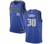 Youth Nike Dallas Mavericks #30 Seth Curry Swingman Royal Blue Road NBA Jersey - Icon Edition