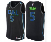 Youth Nike Dallas Mavericks #5 Jason Kidd Swingman Black NBA Jersey - City Edition