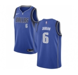 Youth Nike Dallas Mavericks #6 DeAndre Jordan Swingman Royal Blue NBA Jersey - Icon Edition