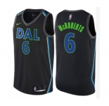 Youth Nike Dallas Mavericks #6 Josh McRoberts Swingman Black NBA Jersey - City Edition