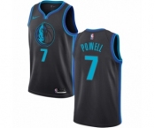 Youth Nike Dallas Mavericks #7 Dwight Powell Swingman Charcoal NBA Jersey - City Edition
