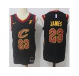 Men Nike Cleveland Cavaliers #23 LeBron James Black Stitched NBA Swingman Jersey