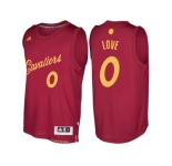 Men's Cleveland Cavaliers #0 Kevin Love Burgundy 2016 Christmas Day NBA Swingman Jersey