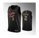Men's Cleveland Cavaliers #2 Collin Sexton Black Statement Edition Stitched Basketball Jersey