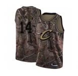 Men's Nike Cleveland Cavaliers #14 Terrell Brandon Swingman Camo Realtree Collection NBA Jersey
