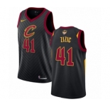 Men's Nike Cleveland Cavaliers #41 Ante Zizic Swingman Black 2018 NBA Finals Bound NBA Jersey Statement Edition