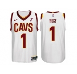 Nike NBA Cleveland Cavaliers #1 Derrick Rose Jersey 2017-18 New Season White Jersey