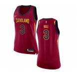 Women's Nike Cleveland Cavaliers #3 George Hill Authentic Maroon NBA Jersey - Icon Edition