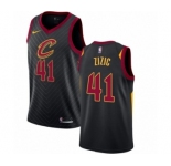 Women's Nike Cleveland Cavaliers #41 Ante Zizic Authentic Black NBA Jersey Statement Edition