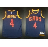NBA Youth Revolution 30 Cleveland Cavaliers #4 Iman Shumpert Navy Blue CavFanatic Stitched Jerseys
