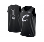 Youth Nike Cleveland Cavaliers #0 Kevin Love Black NBA Jordan Swingman 2018 All-Star Game Jersey