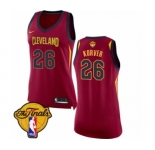Youth Nike Cleveland Cavaliers #26 Kyle Korver Authentic Maroon 2018 NBA Finals Bound NBA Jersey - Icon Edition