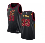 Youth Nike Cleveland Cavaliers #33 Shaquille O'Neal Swingman Black Alternate NBA Jersey Statement Edition
