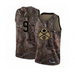 Men's Denver Nuggets #9 Jerami Grant Swingman Camo Realtree Collection Basketball Jersey