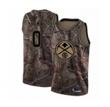 Men's Nike Denver Nuggets #0 Isaiah Thomas Swingman Camo Realtree Collection NBA Jersey