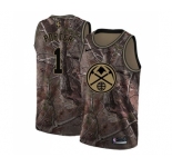 Men's Nike Denver Nuggets #1 Michael Porter Swingman Camo Realtree Collection NBA Jersey