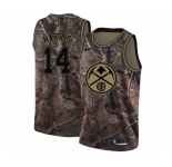 Men's Nike Denver Nuggets #14 Gary Harris Swingman Camo Realtree Collection NBA Jersey