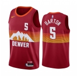 Nike Nuggets #5 Will Barton Red NBA Swingman 2020-21 City Edition Jersey