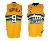 nba denver nuggets #9 andre iguodala yellow[revolution 30 swingman]