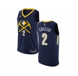 Women Nike Denver Nuggets #2 Alex English Swingman Navy Blue NBA Jersey - City Edition