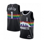 Women's Denver Nuggets #1 Michael Porter Swingman Black Basketball Jersey - 2019-20 City Edition