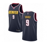 Women's Denver Nuggets #9 Jerami Grant Authentic Navy Blue Road Basketball Jersey - Icon Edition