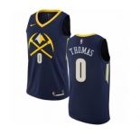 Women's Nike Denver Nuggets #0 Isaiah Thomas Swingman Navy Blue NBA Jersey - City Edition