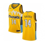Women's Nike Denver Nuggets #14 Gary Harris Swingman Gold Alternate NBA Jersey Statement Edition