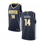Women's Nike Denver Nuggets #14 Gary Harris Swingman Navy Blue Road NBA Jersey - Icon Edition