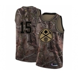 Women's Nike Denver Nuggets #15 Carmelo Anthony Swingman Camo Realtree Collection NBA Jersey