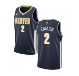 Women's Nike Denver Nuggets #2 Alex English Swingman Navy Blue Road NBA Jersey - Icon Edition