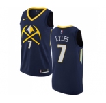 Women's Nike Denver Nuggets #7 Trey Lyles Swingman Navy Blue NBA Jersey - City Edition