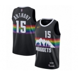 Youth Denver Nuggets #15 Carmelo Anthony Swingman Black Basketball Jersey - 2019-20 City Edition