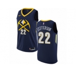 Youth Nike Denver Nuggets #22 Richard Jefferson Swingman Navy Blue NBA Jersey - City Edition