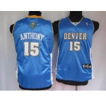youth nba denver nuggets #15 anthony baby blue