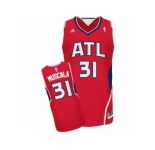 Men's Adidas Atlanta Hawks #31 Mike Muscala Swingman Red Alternate NBA Jersey