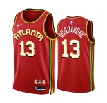 Men's Atlanta Hawks #13 Bogdan Bogdanovic 2022-23 Red Icon Edition Stitched Jersey